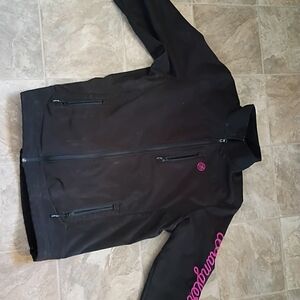 Wrangler Black Jacket with Pink Accents